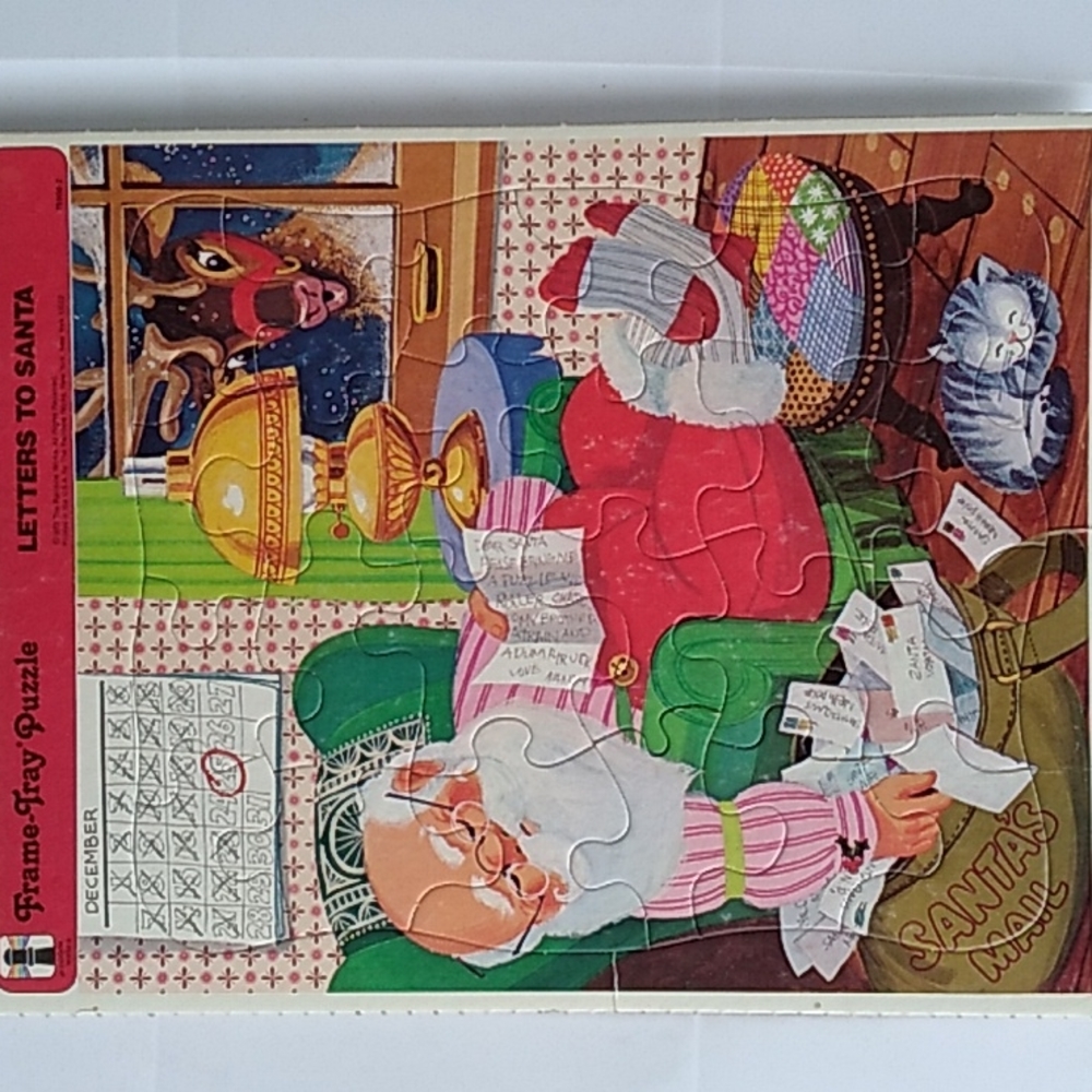 Vintage Christmas puzzle